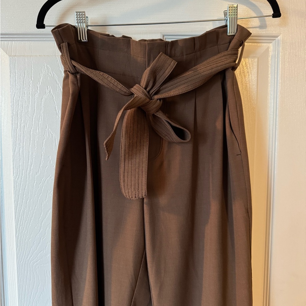Athleta Skyline Plaid Pant II - Brown